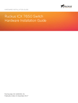 Ruckus Wireless ICX 7650 Hardware Installation Manual