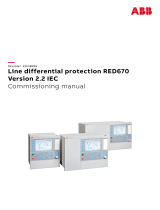 ABB RED670 Relion 670 series Commissioning Manual