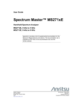 Anritsu MT8212E User manual