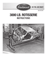 Eastwood 3000lb Rotisserie Operating instructions