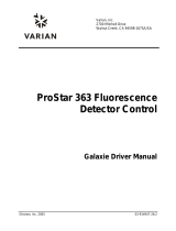 Varian ProStar 363 Driver Manual