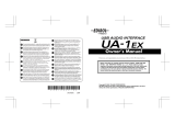Edirol UA-1EX Owner's manual