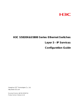 H3C s5820x series Configuration manual