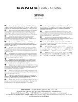 Sanus SFV49 Black User manual