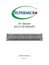 Supermicro AS-2113S-WN24RT User manual