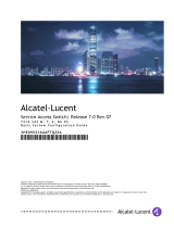 Alcatel-Lucent 7210 SAS E OS Configuration manual