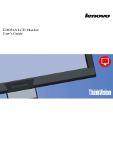 Lenovo ThinkVision E2002bA User manual