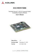 ADLINK Technology EGX-MXM-P2000 User manual