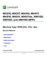 Lexmark MX417 User manual