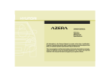 Hyundai 2013 Azera Owner's manual