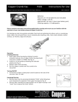 Coopers F435 Operating instructions