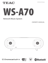 TEAC WS-A70 Owner's manual