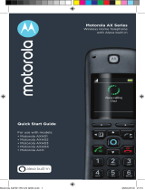 Motorola AX SERIES Quick start guide