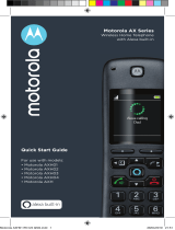 Motorola AXH Quick start guide