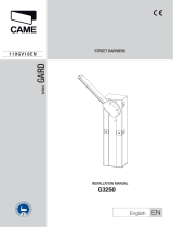 CAME GARD G3250 Installation guide