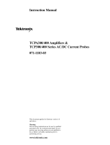 Tektronix TCP404XL User manual