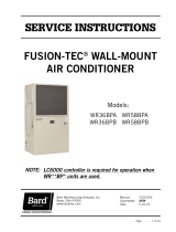 Bard FUSION-TEC WR36BPA Service Instructions Manual