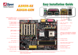 AOpen AX45H-8X Max Easy Installation Manual