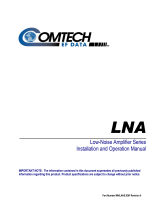 Comtech EF Data KLNA Operating instructions