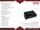 Pyle Mini Blue PFA330BT User manual