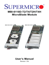 Supermicro MicroBlade MBI-6118D-T4H User manual