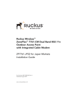 Ruckus Wireless ZoneFlex 7761-CM Installation guide