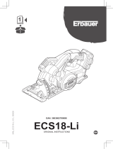 Erbauer ECS18-Li Original Instructions Manual