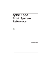 QMS 1660 User manual