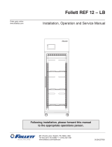 Follett REF12-LB-L00G Installation, Operation And Service Manual