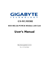 Gigabyte GN-WLMS502 User manual