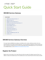 Juniper SRX380 Quick start guide