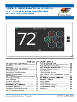Johnson Controls Hx3 S1-THXU430W User's Information Manual