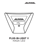 Alpina PLUG-IN-LIGHT V HAGA LED User manual
