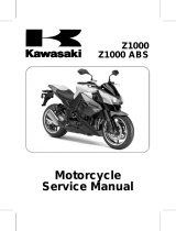 Kawasaki Z1000 User manual