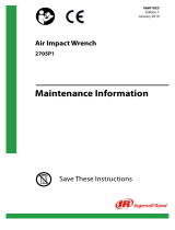 Ingersoll-Rand 2705P1 Maintenance Information