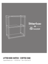 Sauder Litter Box Hutch User manual