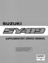 Suzuki SY419 Supplementary Service Manual