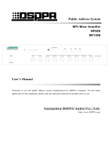 DSPPA MP60B User manual