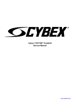 CYBEX CardioTouch 770T User manual