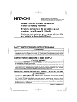 Hitachi Dust extractor system User manual
