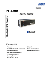 Holux M-1200 Quick Manual