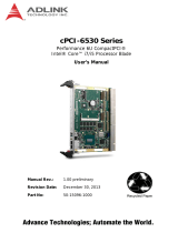 ADLINK Technology cPCI-6530 Series User manual