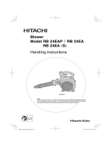 Hitachi RB 24EA Handling Instructions Manual