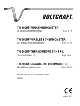 VOLTCRAFT TM-500RF User manual