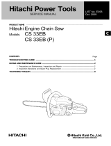 Hitachi CS 33EB User manual