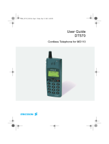 Ericsson DT570 User manual