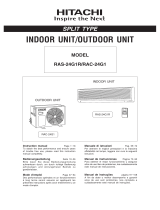 Hitachi RAC-24G1 User manual