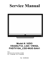 Vizio VW42LFHDTV10 User manual