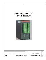ABB SACE PR010/K User manual