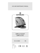 COMAC SIMPLA 50 E Use and Maintenance Manual